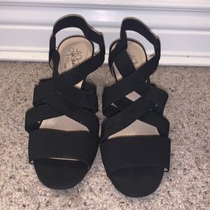 Elastic Strap Heels